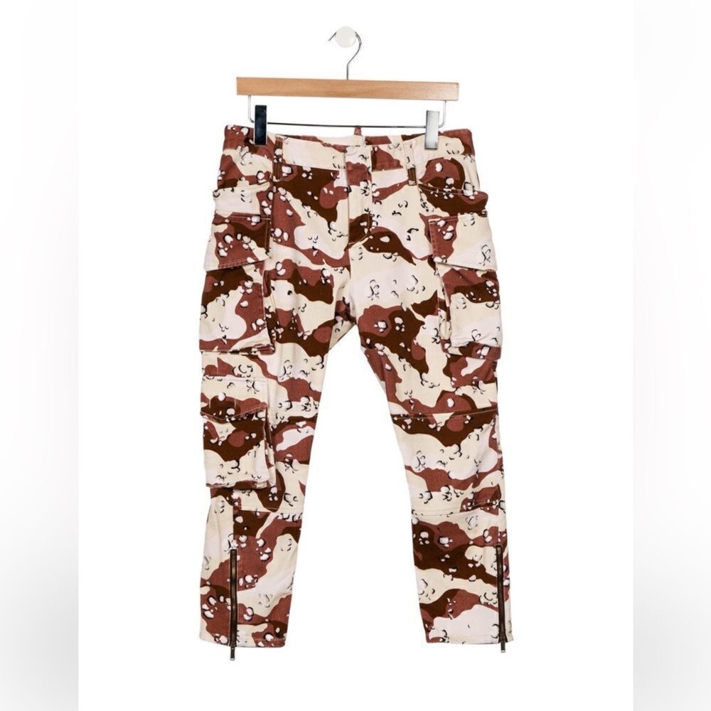DSQUARED2 Camouflage Cropped Cargo Pants